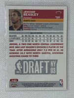 2003-04 Topps Chrome Refractors Miami Heat Basketball Card #143 Jerome Beasley