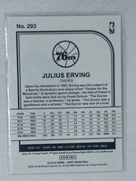 2019-20 NBA Hoops Tribute Card Julius Erving #293 76ers