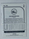 2019-20 NBA Hoops Tribute Card Julius Erving #293 76ers