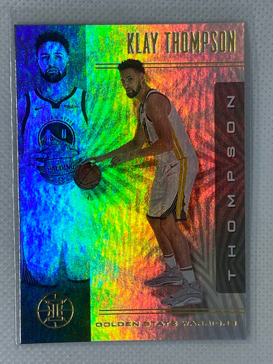 2019-20 Panini Illusions Klay Thompson #38 Golden State Warriors