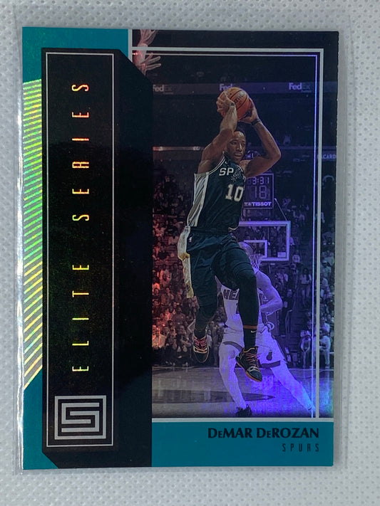 2018-19 Panini Status Elite Series Aqua DeMar DeRozan #18