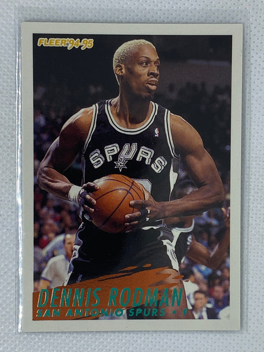 1994-95 Fleer Dennis Rodman #209 Basketball Card San Antonio Spurs HOF