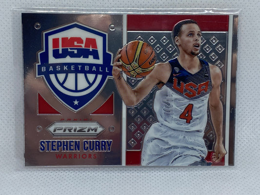 2015-16 Panini Prizm Stephen Curry USA Basketball Insert #16 SP