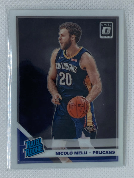 2019-20 Donruss Optic #163 Nicolo Melli Rated Rookie Card