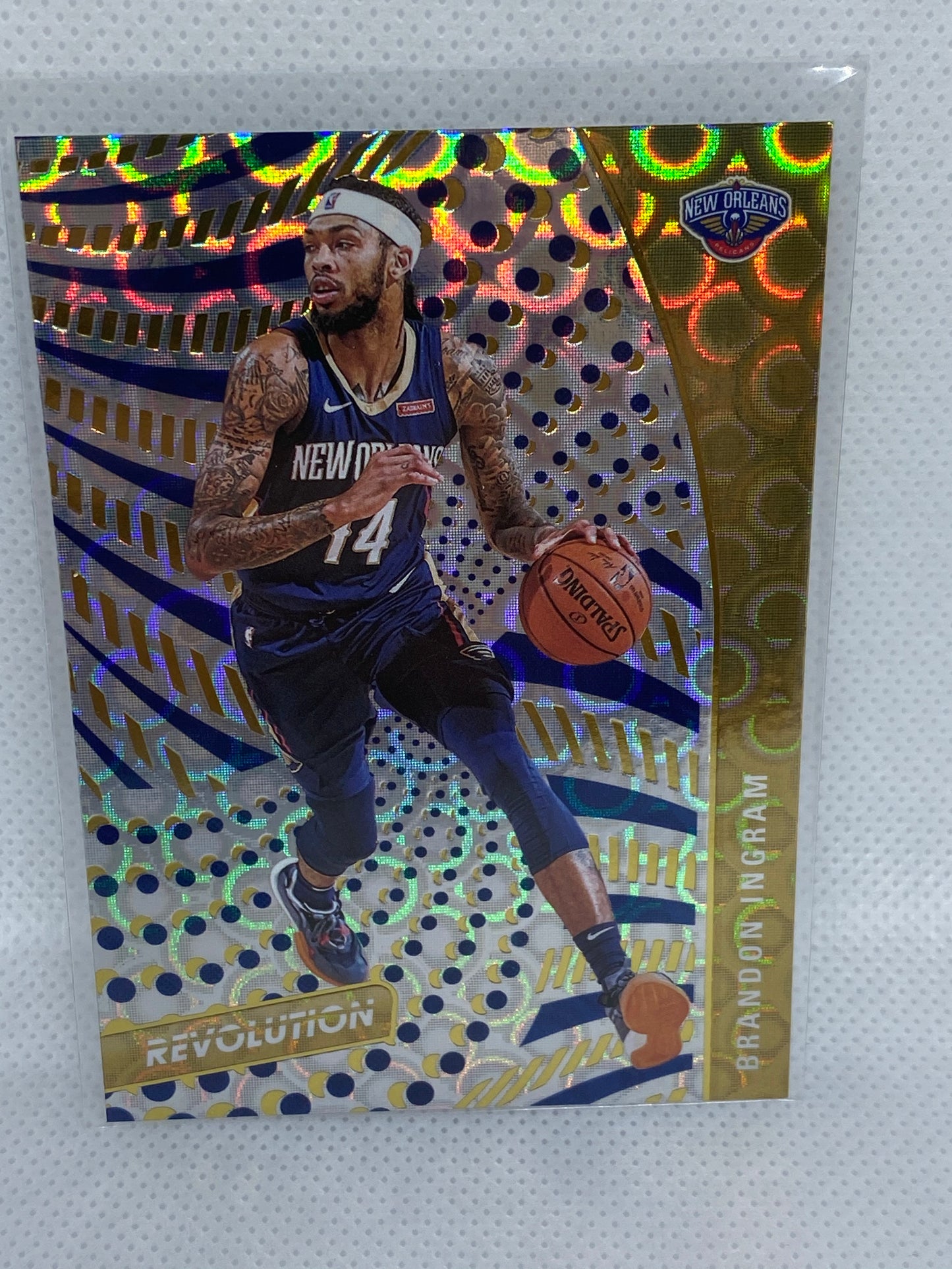 2020-21 Panini Revolution Brandon Ingram Groove Parallel #6