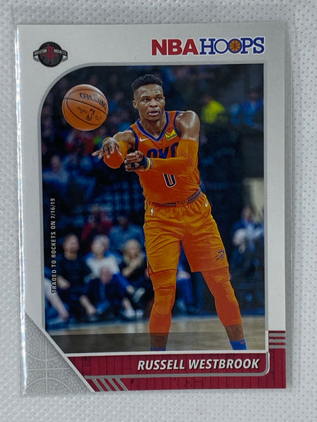 2019-20 Panini NBA Hoops Base #129 Russell Westbrook - Houston Rockets