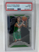 2019-20 Panini Prizm #260 Romeo Langford Rookie PSA 10 Boston Celtics