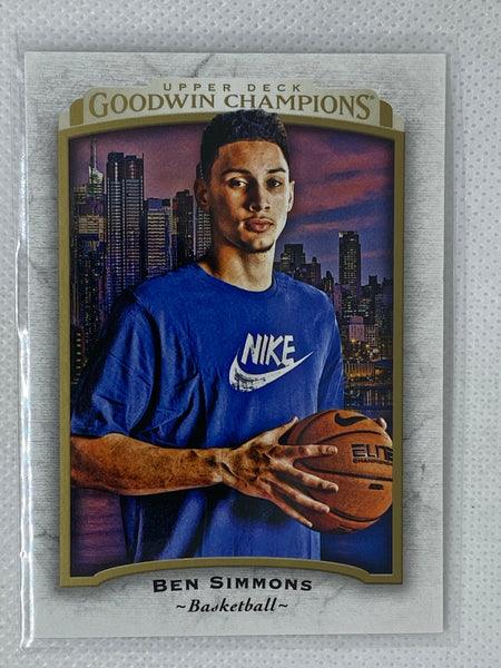 2017 UD Goodwin Champions Basketball Ben Simmons Rookie #26 BROOKLYN NETS RC
