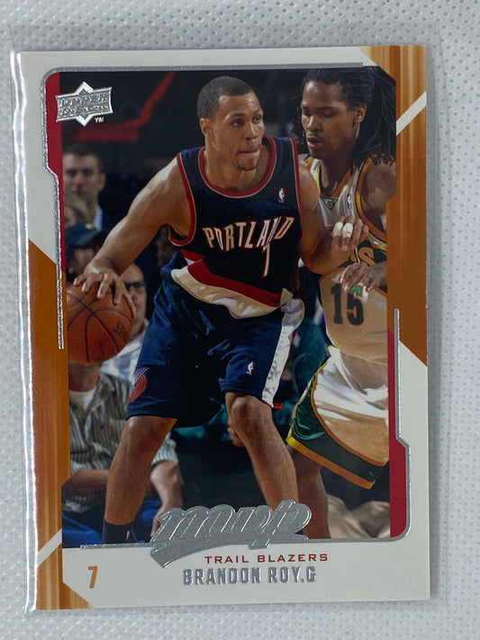 2008-09 Upper Deck MVP Portland Trail Blazers Basketball Card #130 Brandon Roy