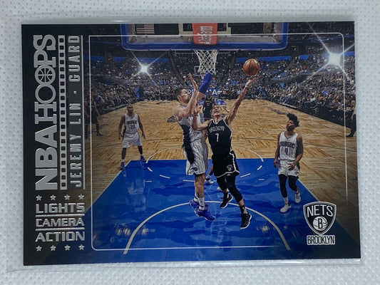 2017-18 Panini NBA Hoops - Jeremy Lin #20 Lights Camera Action - Brooklyn Nets