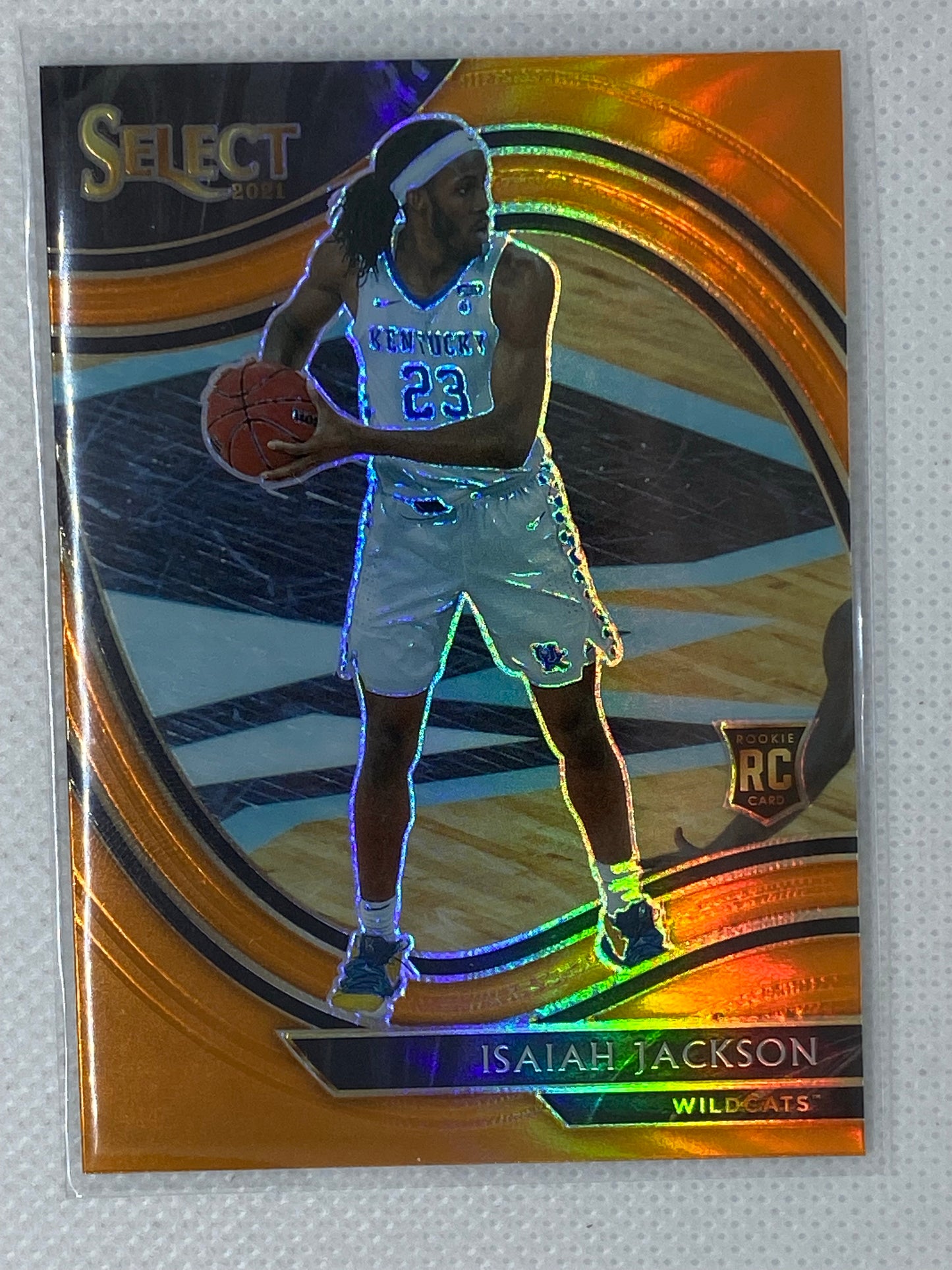 2021-22 Chronicles Draft Picks Select Orange Prizm Courtside Isaiah Jackson #292 Indiana Pacers