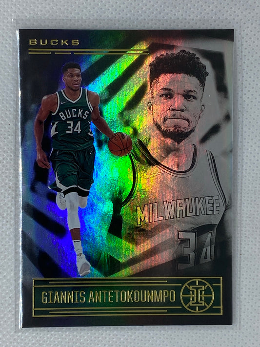 2020-21 Panini Illusions Giannis Antetokounmpo #108 Base Bucks