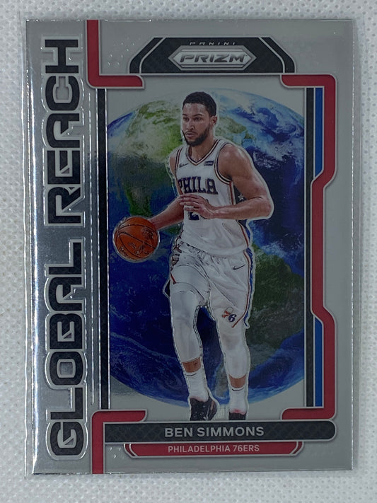 2021-22 Panini Prizm Ben Simmons Global Reach #5 76ers