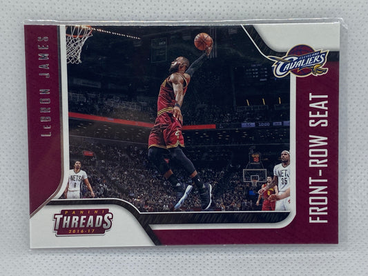 2016-17 Panini Threads Front-Row Seat #26 LeBron James Cavaliers