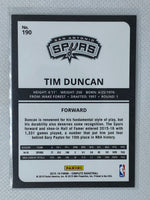 2015-16 Panini Complete - Tim Duncan #190 - San Antonio Spurs