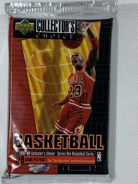 1997-98 Upper Deck Collector’s Choice Series One NBA Basketball Unopened Pack