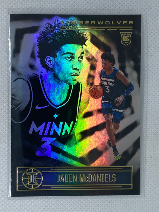 2020-21 Panini Basketball Illusions Jaden McDaniels Rookie RC #173