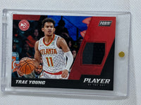 2018-19 Panini Player of the Day Trae Young Rookie Jersey 2 Color Relic Patch RC