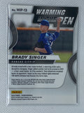 2020 Panini Prizm Warming In The Pen Brady Singer #WIP-13