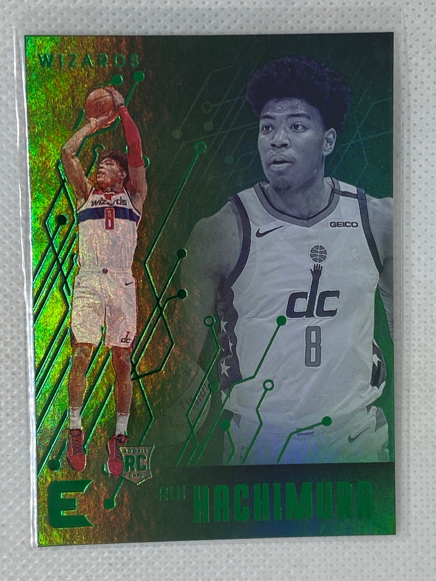 2019-20 Panini Chronicles Essentials Green Rui Hachimura #203 Rookie RC