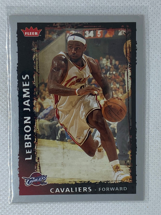 2008-09 Fleer LeBron James #23 Cleveland Cavaliers Basketball