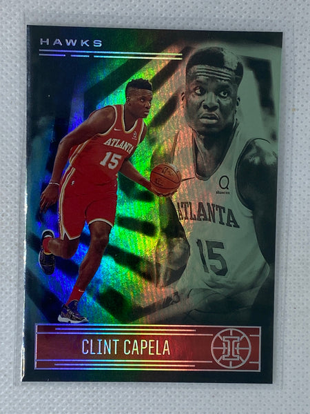 2020-21 Panini Illusions Emerald Clint Capela #39 Atlanta Hawks