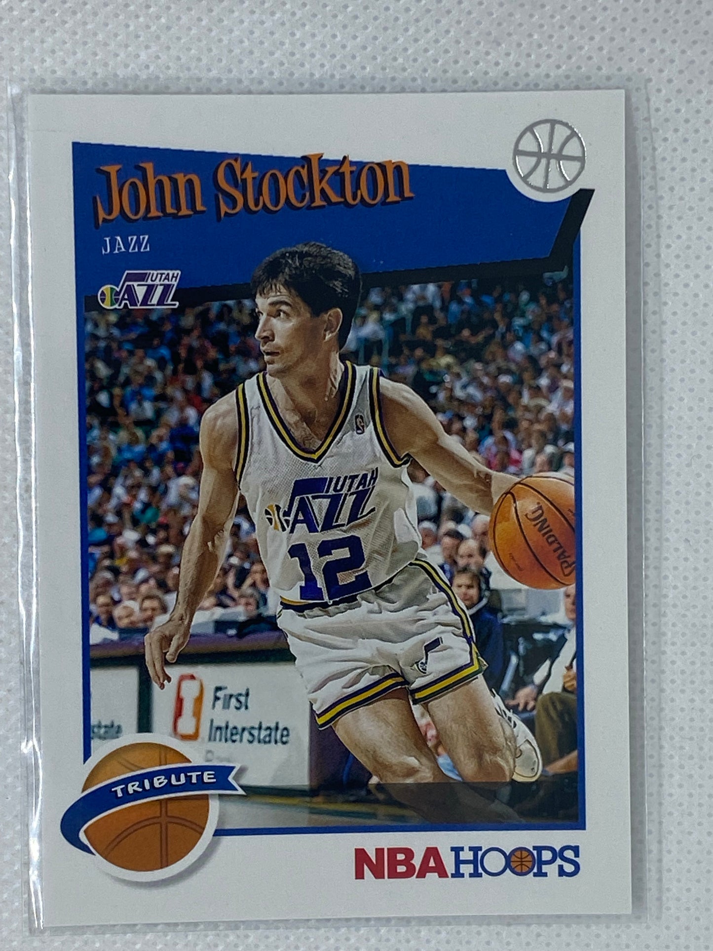 2019-20 Panini NBA Hoops Basketball Tribute Card John Stockton #292 Utah Jazz