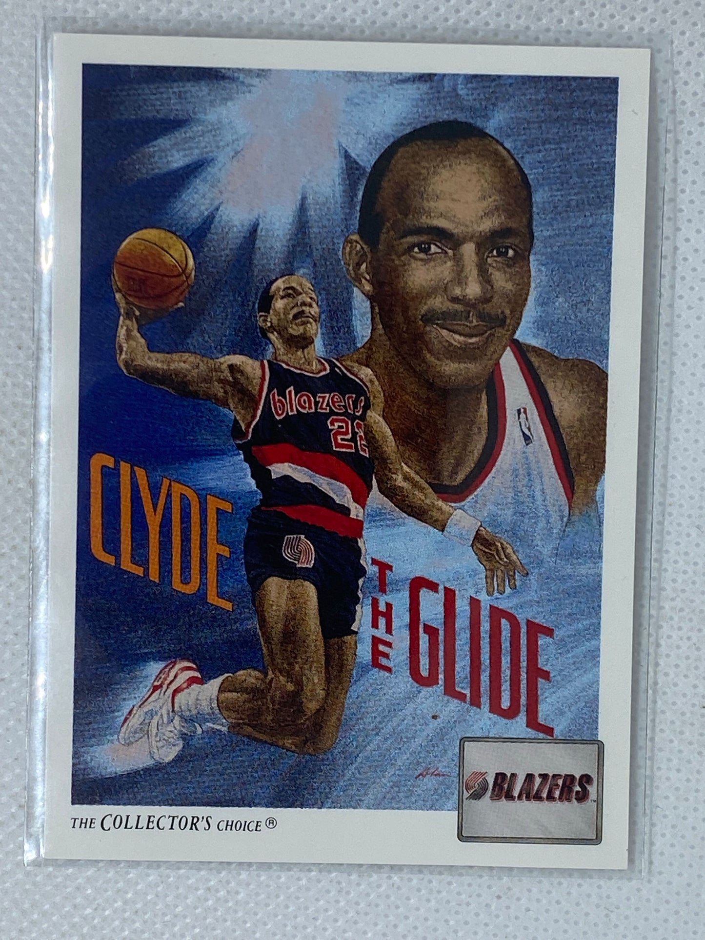 1991-92 Upper Deck Basketball Portland Trailblazers Checklist Clyde Drexler #98