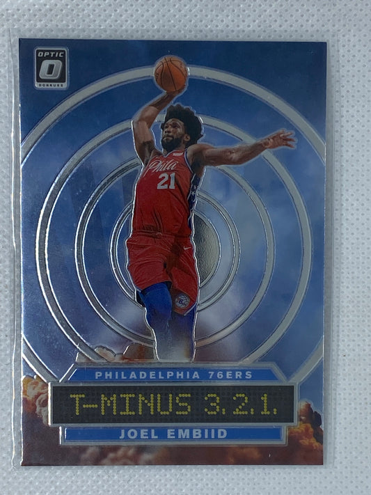 2019-20 Donruss Optic T-Minus 3, 2, 1 #1 Joel Embiid SP