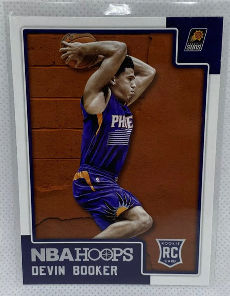 2015-16 Panini NBA Hoops Rookies Red Backs Devin Booker #268