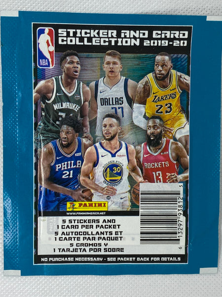 2019-20 Panini Sticker & Card Collection (1 SEALED PACK) Chance at JA & ZION RC