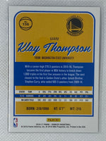 2016-17 Panini Donruss Klay Thompson Basketball Card #136 Golden State Warriors