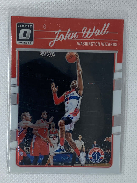 2016-17 Donruss Optic Basketball #140 John Wall Washington Wizards First Year Optic