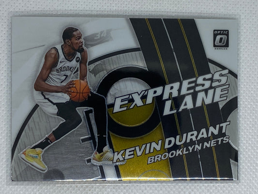 2021-22 Donruss Optic Express Lane Insert #25 Kevin Durant Brooklyn Nets