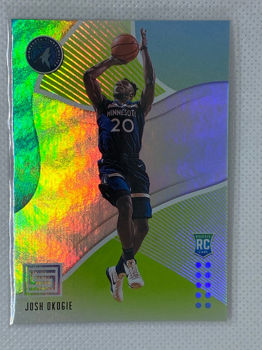 2018-19 Panini Status Green #148 Josh Okogie Rookie Card