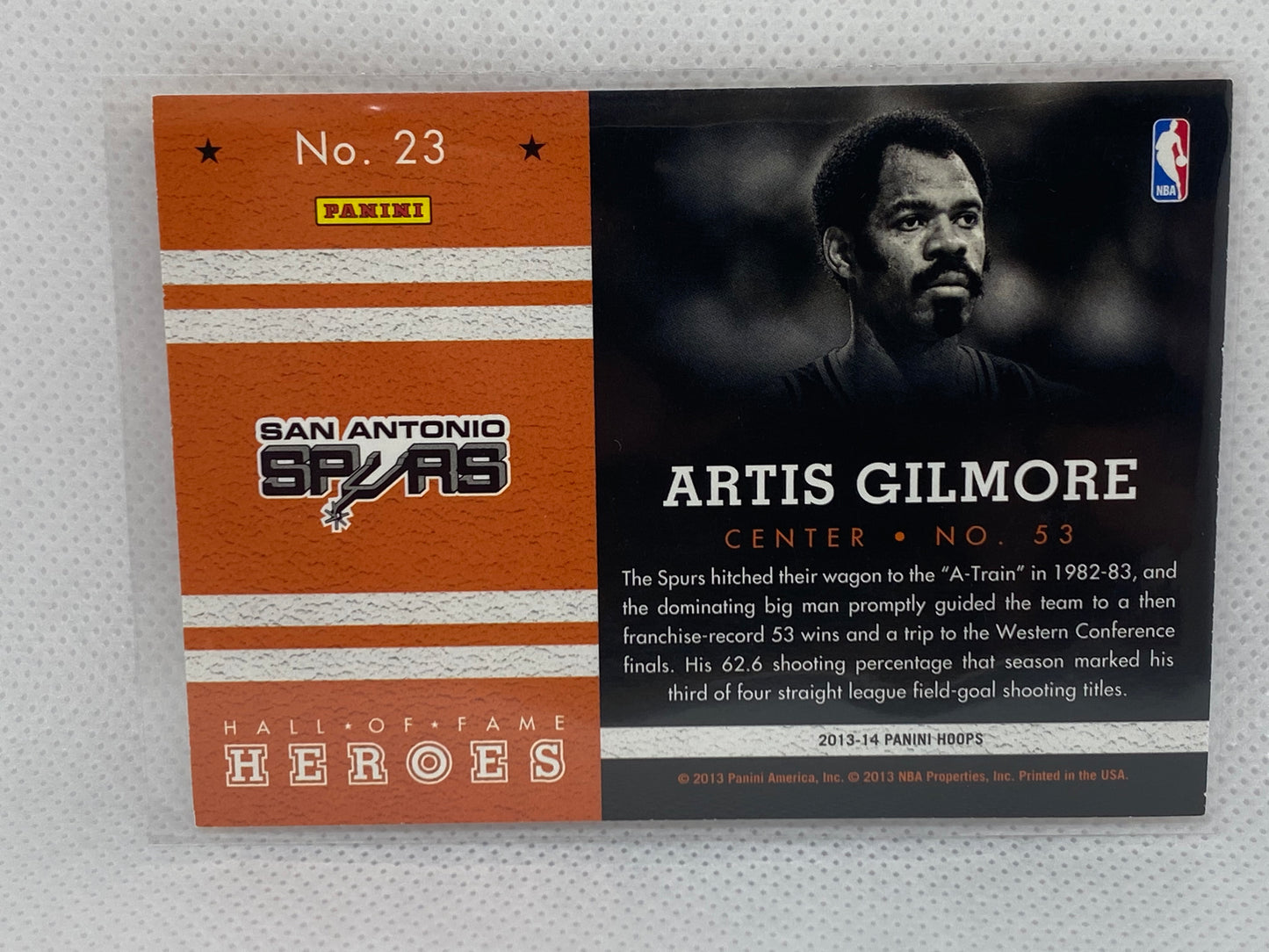 2013-14 Panini Hoops Hall of Fame Heroes #23 Artis Gilmore