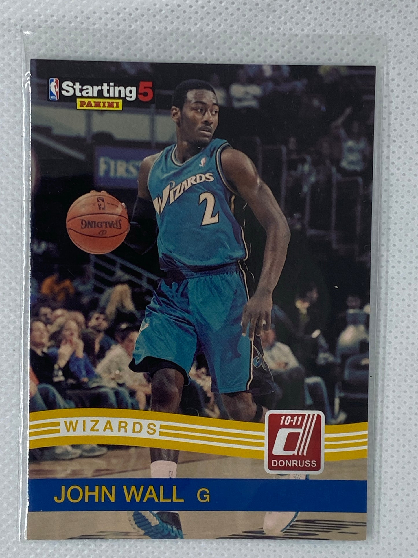 2010-11 Panini Donruss Starting 5 Card Shop Promotion John Wall #JW Rookie Super Short Print Rare