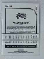 2019-20 NBA Hoops Tribute #285 Allen Iverson 76ers