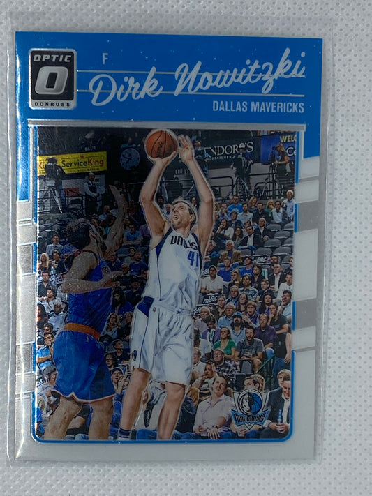 2016-17 Panini Donruss Optic Dirk Nowitzki #77 Dallas Mavericks