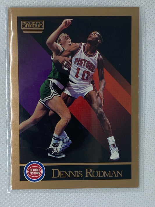 Dennis Rodman 1990 Skybox #91 NBA Basketball Detroit Pistons