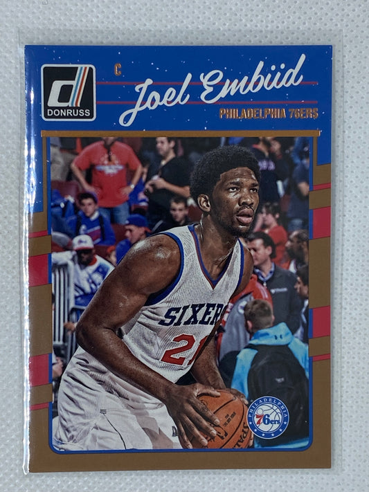 2016-17 Panini Donruss Basketball #1 Joel Embiid Philadelphia 76ers