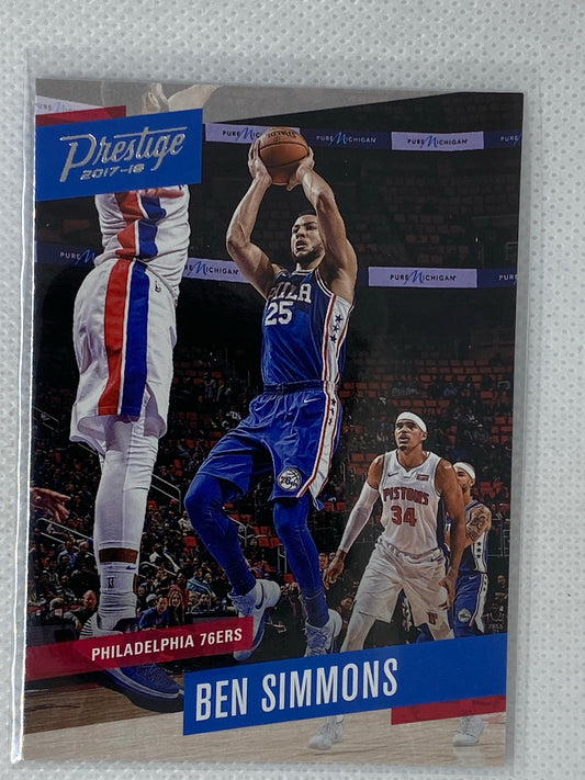 2017-18 Panini Prestige #1 Ben Simmons Card Philadelphia 76ers Basketball