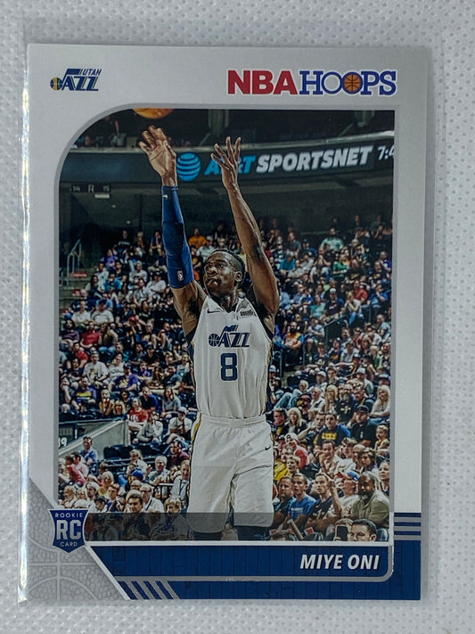 2019-20 Panini Hoops #257 Miye Oni RC Utah Jazz Basketball