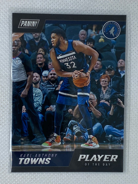 2018-19 Panini Player of the Day Karl-Anthony Towns #15