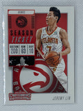 2018-19 Panini Contenders Season Ticket #2 Jeremy Lin Hawks