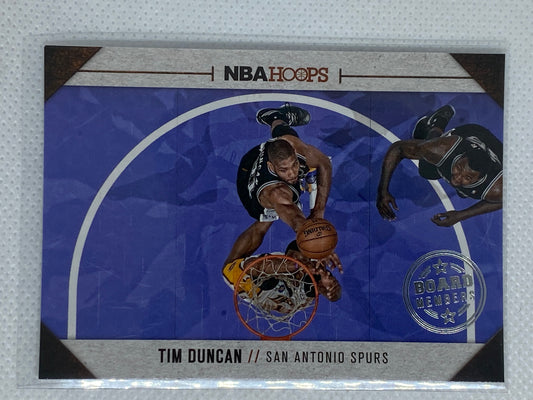 2013-14 Hoops Board Members #21 Tim Duncan Spurs