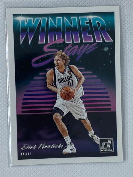 2018-19 Panini Donruss - Winner Stays #3 - Dirk Nowitzki