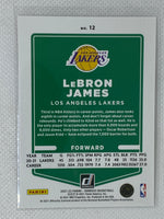 2021-22 Panini Donruss #12 Lebron James Los Angeles Lakers