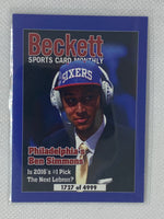 2016 Beckett Covers National Convention /4999 Carson Wentz Ben Simmons Rookie RC