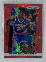 2013-14 Panini Prizm Prizms Red Knicks Basketball Card #193 Iman Shumpert